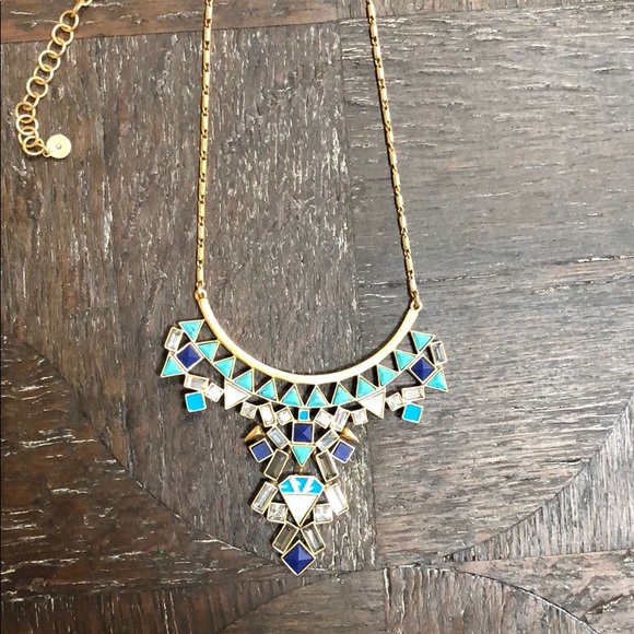 Stella &Dot Stone Tile Necklace - Picture 3 of 4